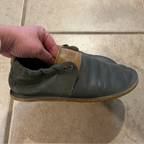 Posh Panda Grey and Tan Hampton Mocs - Picture 2 of 7